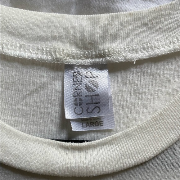 Corner Shop Eat Clean Train Dirty Tank Top White - Picture 3 of 3